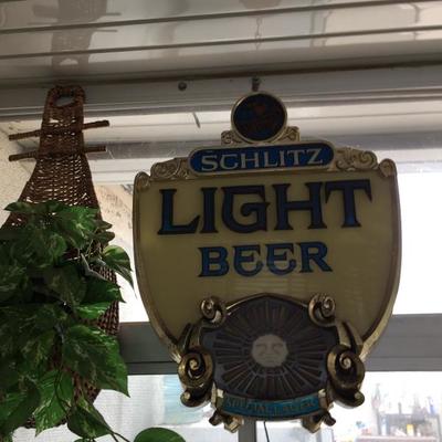 Schlitz Beer Sign