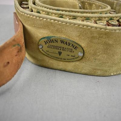 John Wayne Commemorative Holster & Gunbelt Set