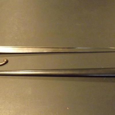 French Gras WWI Sword Bayonet Signed Paris 1879 Only a few thousand ever made.
