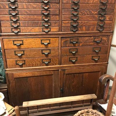 Beautiful antique watch makers cabinet from Columbia, SC. Was $2000 now $1500.