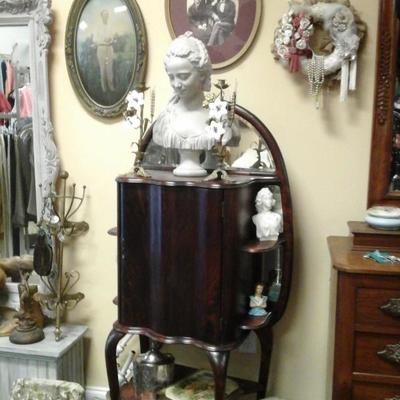 Antique mahogany sheet music cabinet. Was 375. now $275.
