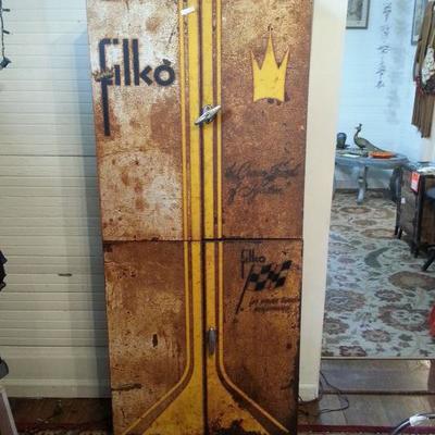 Vintage industrial Elko auto parts metal cabinet. Was $245 now $199.