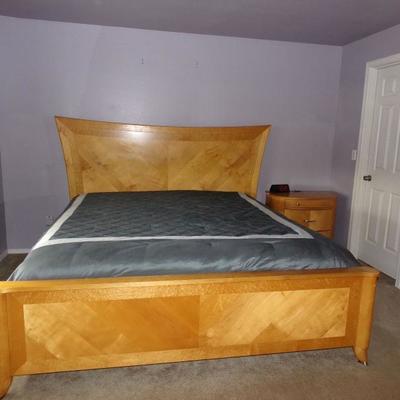 King Headboard and Footboard (Mattress Not For Sale)