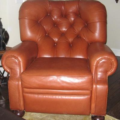 Italian leather chair