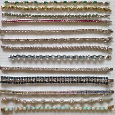 Large collection of sterling silver jewelry