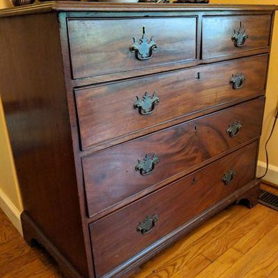 Antique English Mahogany Chest