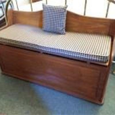 Solid Wood Seated Chest