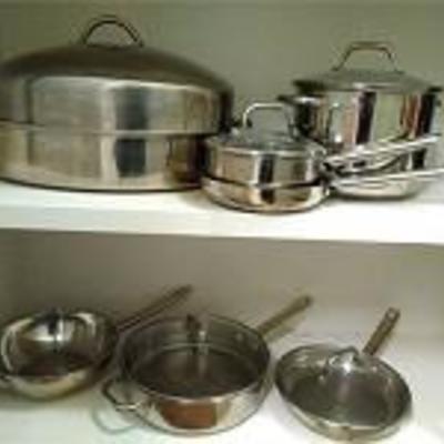 Stainless Steel Wolfgang Puck Pots Pans