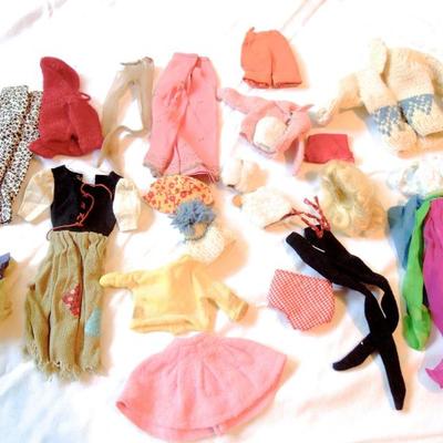 Vintage 1960's Barbie clothes.