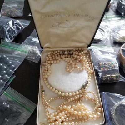 Assorted High Quality Vintage Costume Jewelry. Earrings, Bracelets, Necklaces, and Watches!!