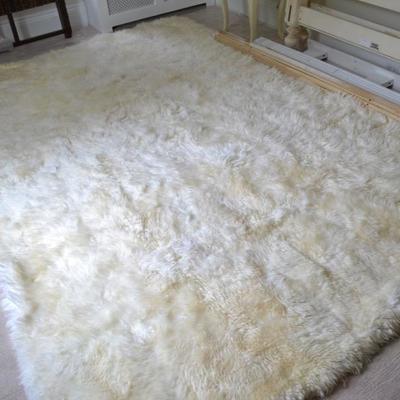 Sheepskin rug