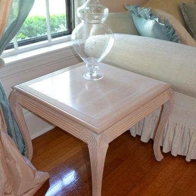 One of two Buying & Design end tables