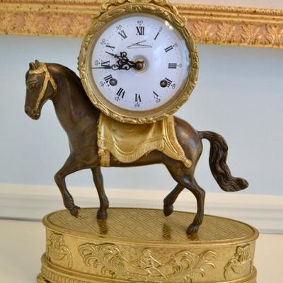 Lancini horse clock