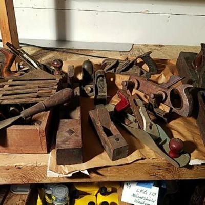 Antique hand Tools, planes