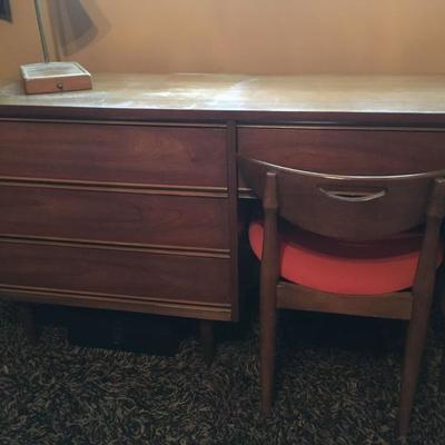 MCM desk & chair (sold as a set)