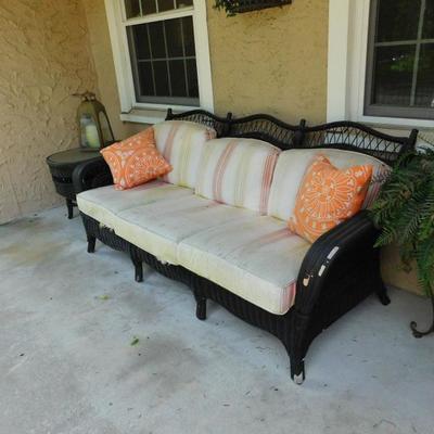 Outside (patio) sofa and side table 