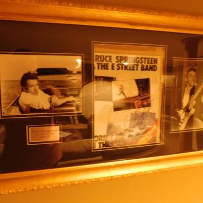 Bruce Springsteen and E Street Band signed memorabilia 