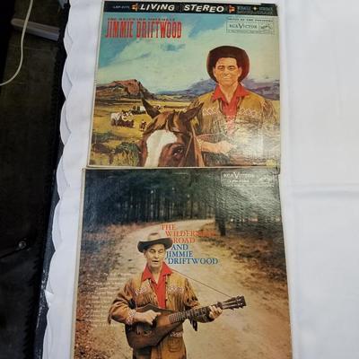 Vintage vinyl records