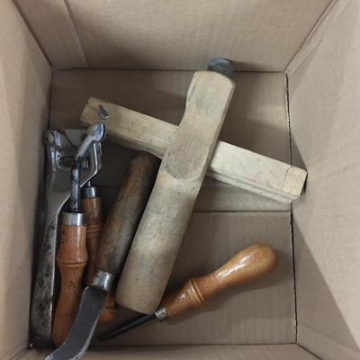 Leather working tools