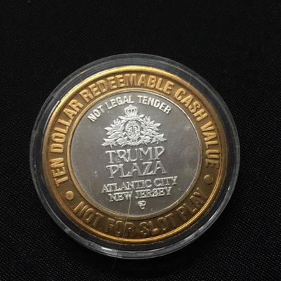 Trump Plaza Casino Chip .999 Silver