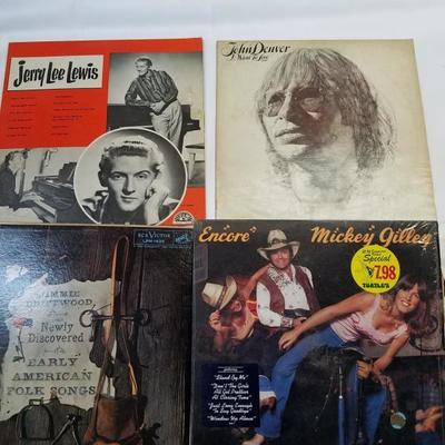 Vintage vinyl records