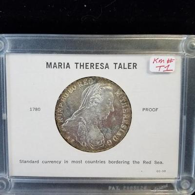 Maria Theresa Taler Silver Proof