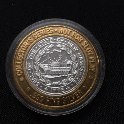 Trump Plaza Casino Chip .999 Silver