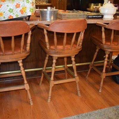 Counter Height Wood Stools