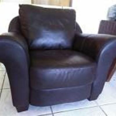 Italian Leather Armchair