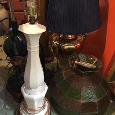 Eclectic Assortment of Lamps.