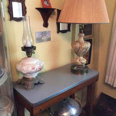 Eclectic Assortment of Lamps.
