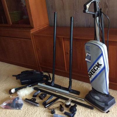 VKE008 Pair of Oreck Vacuums - Canister & Upright
