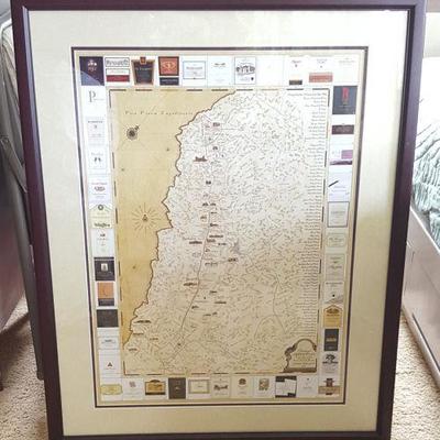 VKE042 Vintage Expedition Napa Valley Framed Print
