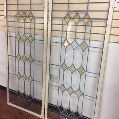 Large Leaded Glass Panels