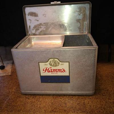 Vintage Hamm's cooler