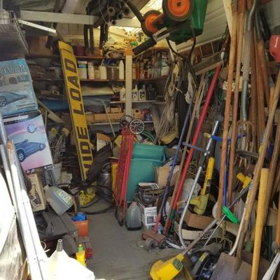 Shovels, BBq, axe's, Tarp, tools, yard supply's