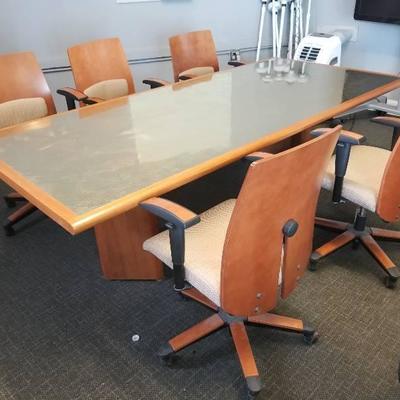 Hon Custom made conference table and 5 chairs