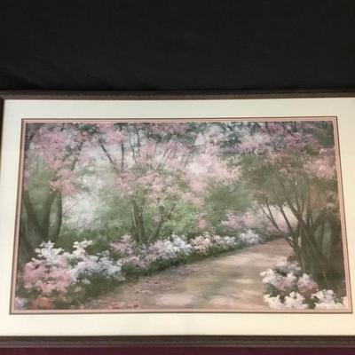 Azalea Walk Print by Diane Romanello