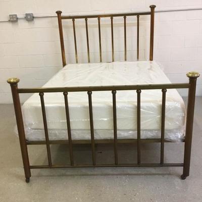 Vintage Brass Bed with Tempur