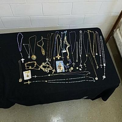 Rosary Beads and Religious Pieces