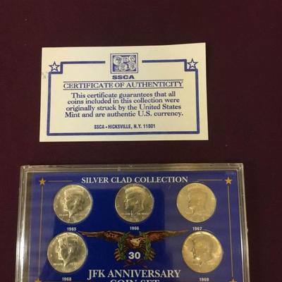JFK Anniversary Coin Set - Silver Clad