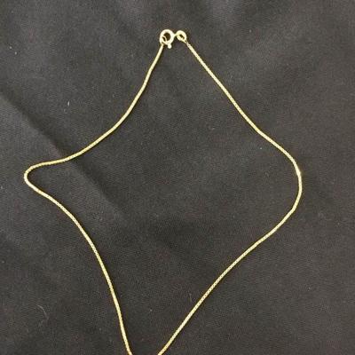 14kt Gold Necklace 14'' from Italy