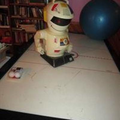 Vintage Toy and Air Hockey Table