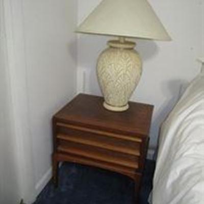 Nighstand and Lamp