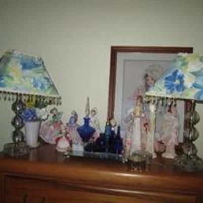 Art Glass Lamps and Perfume Bottles