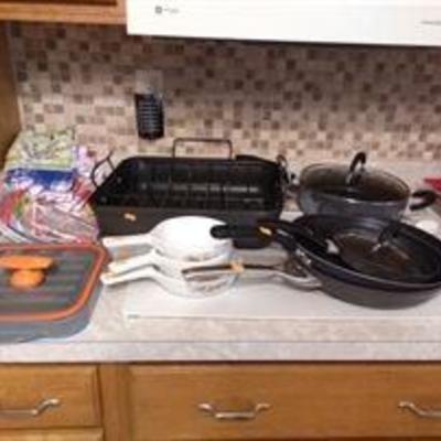 Household Items- kitchen pans, containers