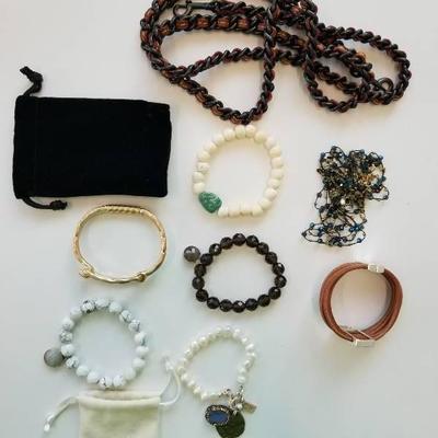 Lot of bracelets and jewelry