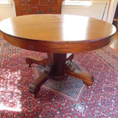 Mahogany table $400
48 X 28