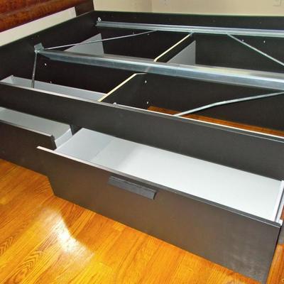 Queen size storage bed $225