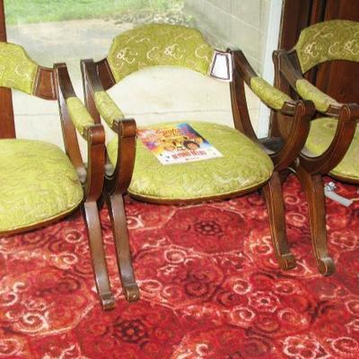 CLUB CHAIRS, BUY IT NOW $ 42.00 EACH   THERE ARE 3 OF THEM